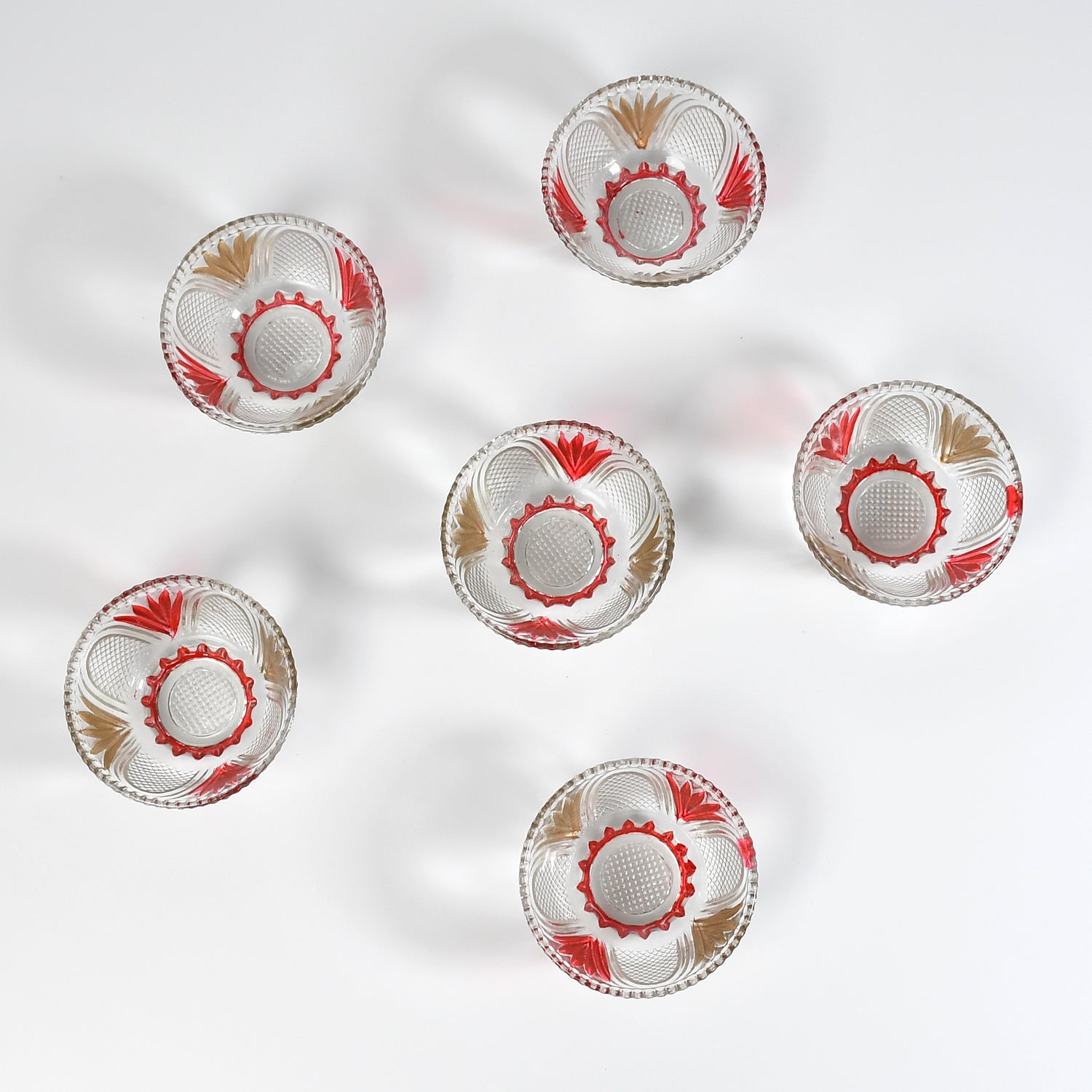 0075 Bowl Set 6pc Crockery Store Glass Bowls Set Serving Dry-Fruits, Sweets, Candy & Multiuse Bowl (6 pcs) DeoDap 0075 Bowl Set 6pc Crockery Store Glass Bowls Set Serving Dry-Fruits, Sweets, Candy & Multiuse Bowl (6 pcs) DeoDap